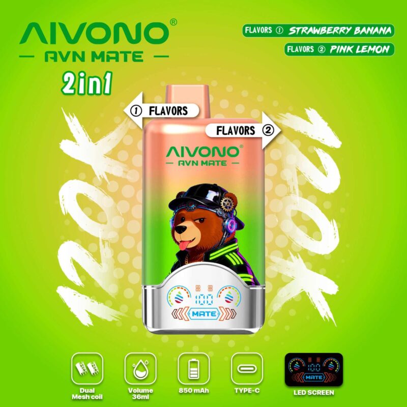 AIVONO AVN MATE 120K PUFFS 2 IN 1 EINWEG-VAPE