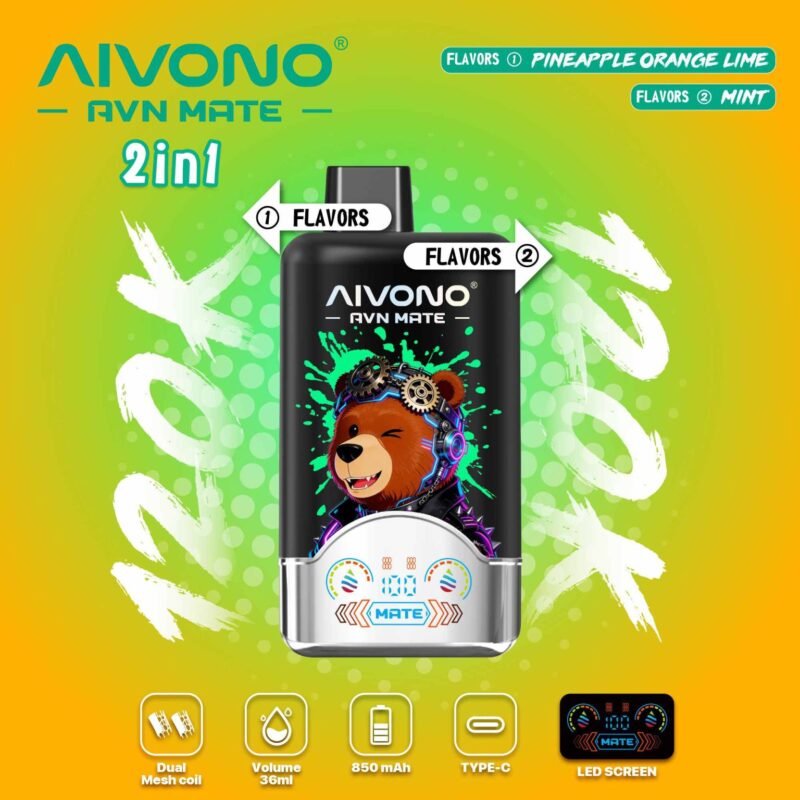 AIVONO AVN MATE 120K PUFFS 2 IN 1 EINWEG-VAPE
