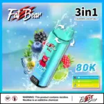 Aivono Aim Fat Bear 80K Puff 3 in 1 Multi Flavor Einweg-E-Zigarette