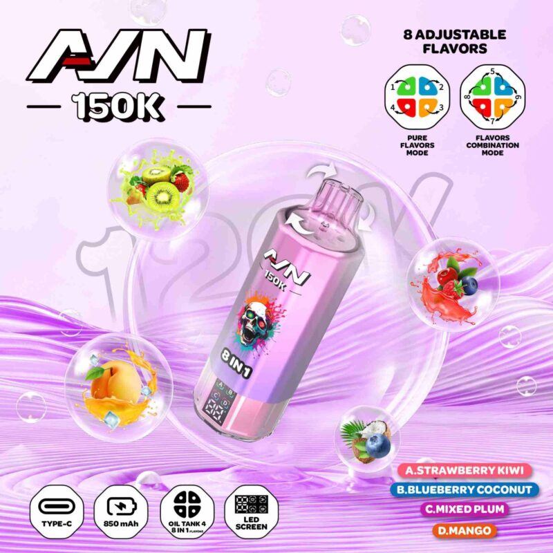 Aivono AVN 150K Puffs Multi Flavor Einweg-E-Zigarette